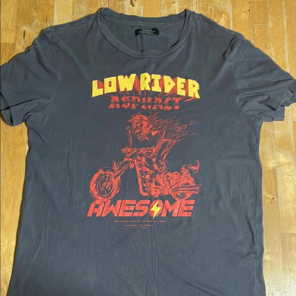 Bershka Y2K lowrider asphalt awesome tshirt